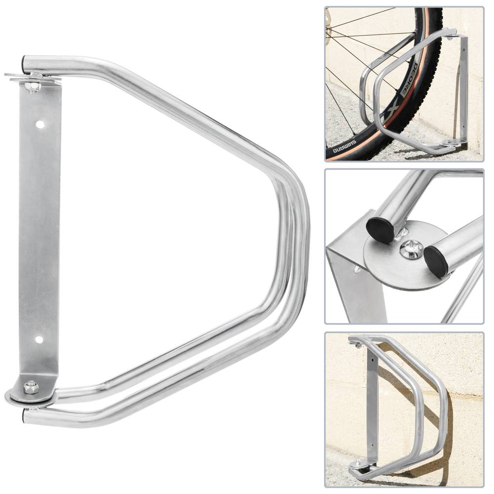 Suport per aparcar bicicletes a terra o paret Aparcament orientable per a 1 bici