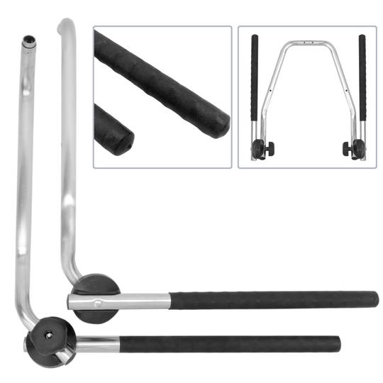 Suporte dobrável para pendurar bicicletas na parede