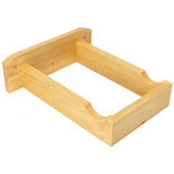 Wandhalterung für hängende Fahrrad aus Holz