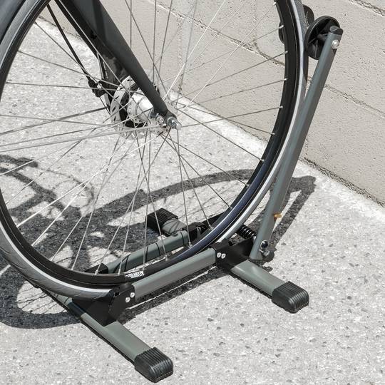 Soporte para aparcar bicicletas en suelo Aparcamiento de rueda con