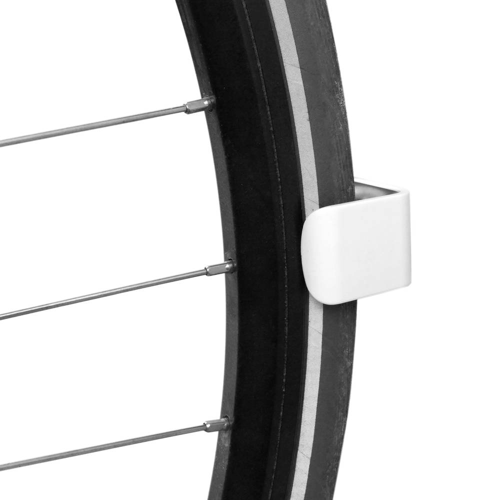 Soporte de pared para colgar bicicleta de carretera por la rueda 700C x 23-28C