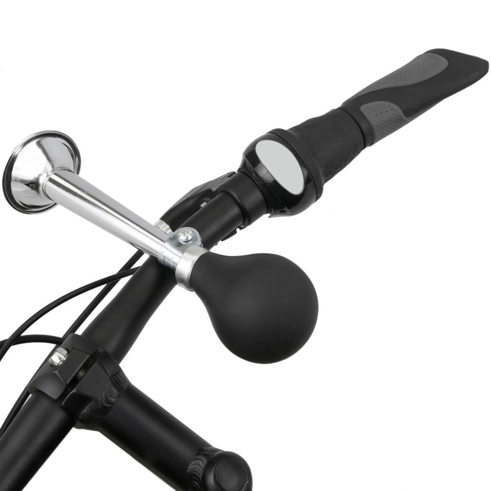 Bocina de metal para bicicleta con diseño de corneta - Cablematic