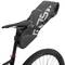 Saco para bicicleta de 10 litros. Mala de ciclismo de lona preta impermeável