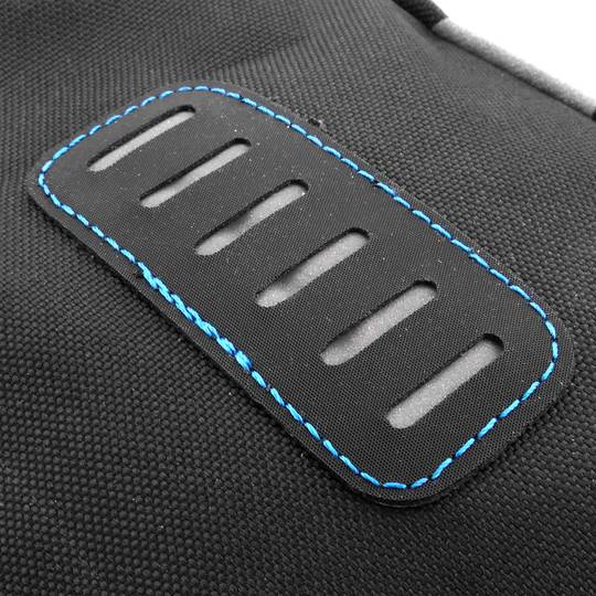 Saco para bicicleta de 10 litros. Mala de ciclismo de lona preta impermeável
