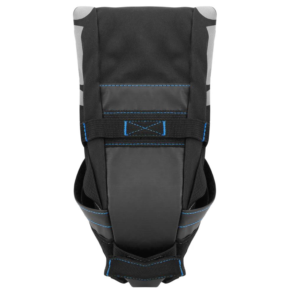 Saco para bicicleta de 10 litros. Mala de ciclismo de lona preta impermeável