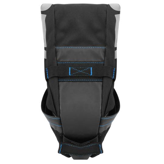 Saco para bicicleta de 10 litros. Mala de ciclismo de lona preta impermeável