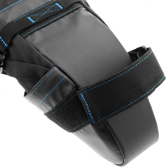 Saco para bicicleta de 10 litros. Mala de ciclismo de lona preta impermeável