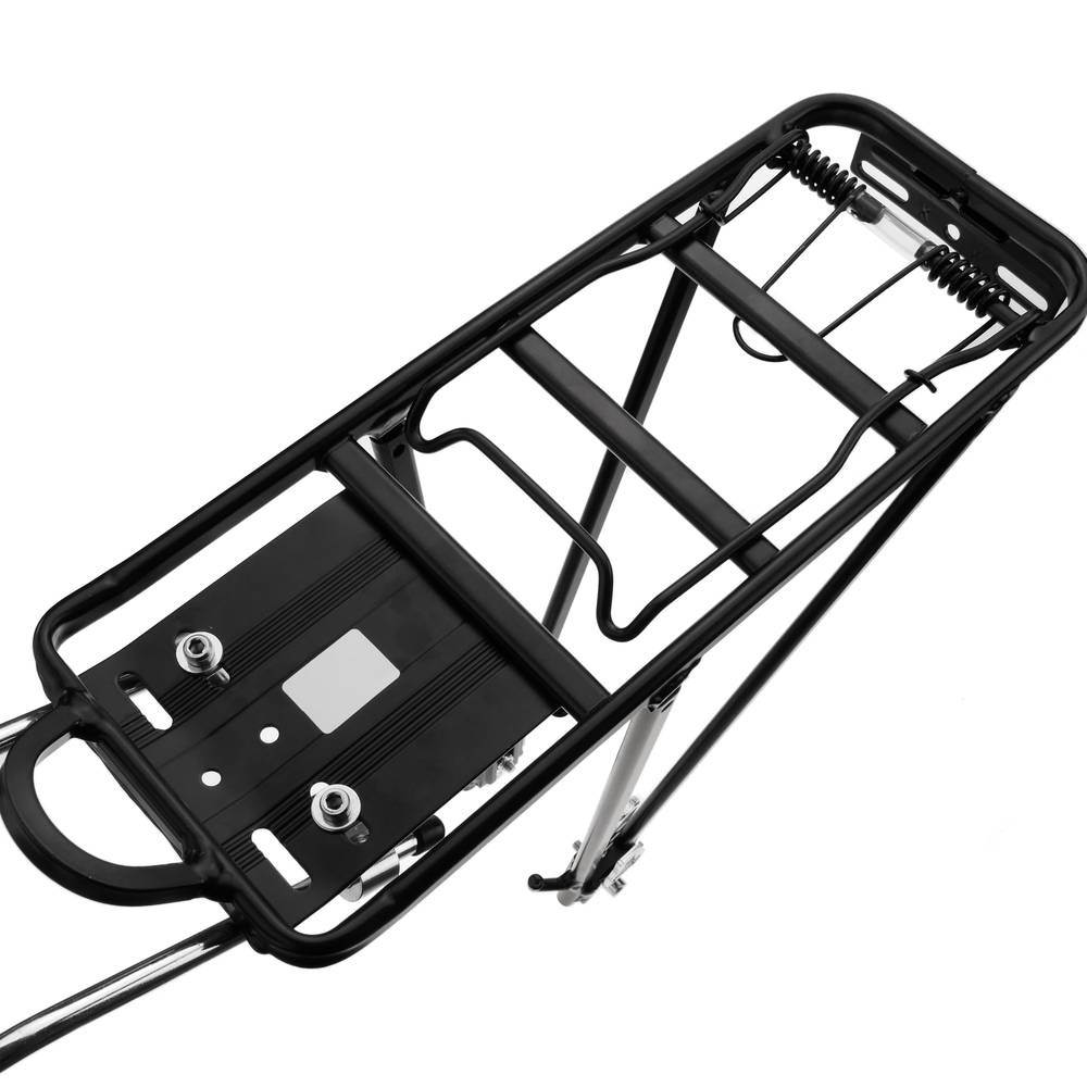 Portaequipajes metálico trasero para bicicleta fijación tubular de 29x12cm  - Cablematic