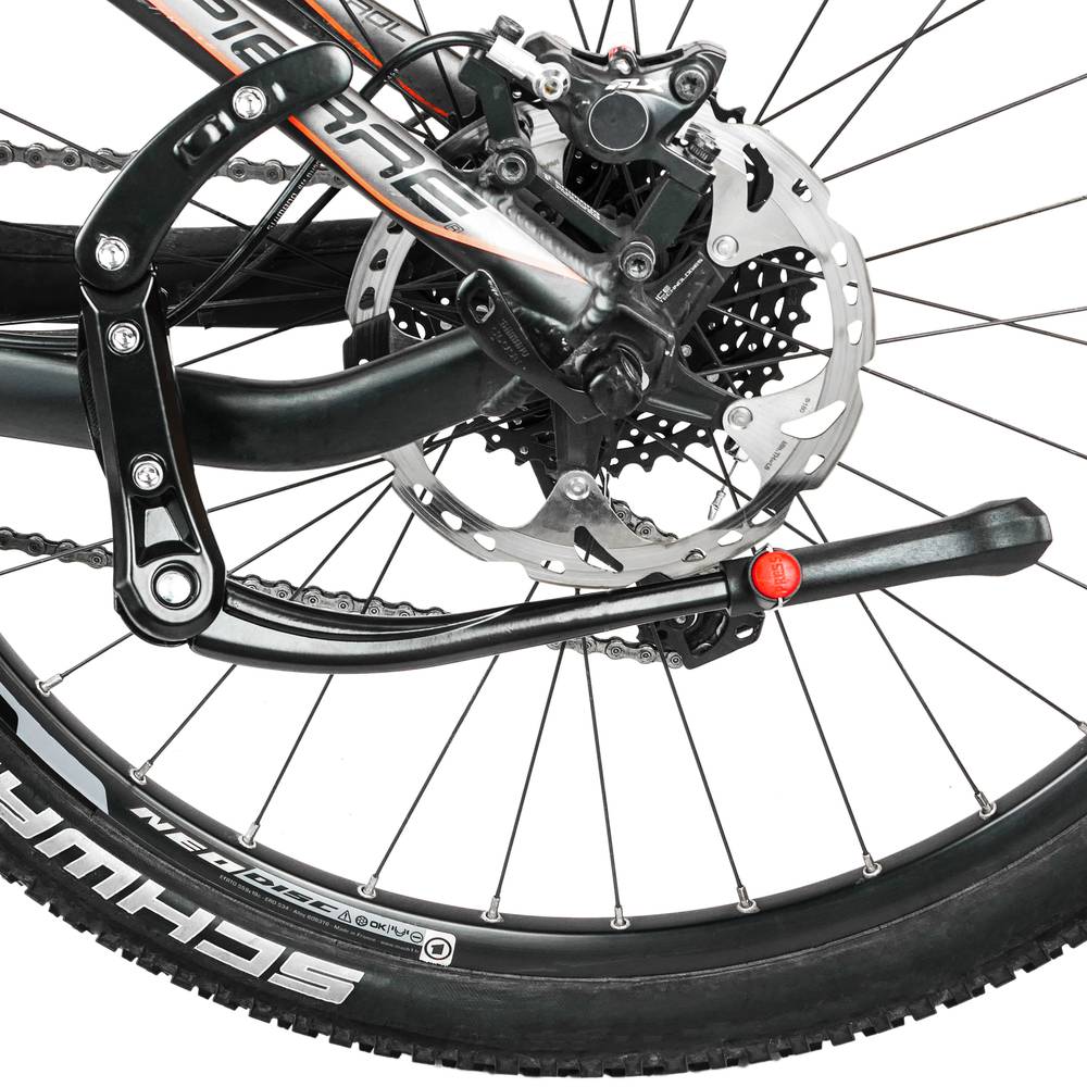 Béquille latérale de vélo ajustable V BIKE montage sur axe de pédalier 20 -  28'' argent - Tonnycat