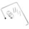 Ganxo de paret multiusos d'acer zincat de 57x150x150 mm