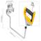 Ganxo de paret multiusos d'acer zincat de 57x150x150 mm