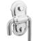Gancho de parede multiuso em aço galvanizado 130 mm