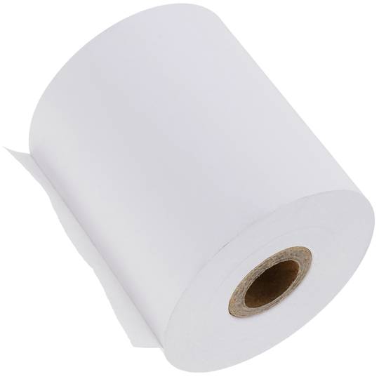 Rotlle bobina de paper tèrmic per impressora TPV i caixa registradora 57x60mm 10 unitats