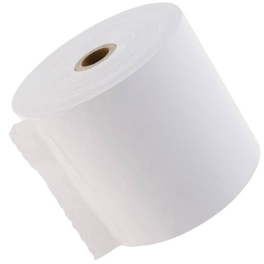 Rolo bobina de papel térmico para impressora multibanco 76x70mm 5 unidades