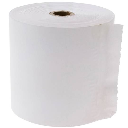 Rolo bobina de papel térmico para impressora multibanco 76x70mm 5 unidades