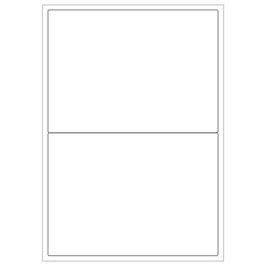 Białe etykiety samoprzylepne do drukarki A4 199,6 x 143,5 mm 100 arkuszy