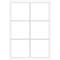 Adhesive white labels for A4 inkjet and laser printers 99.1x93.1mm 100 sheets