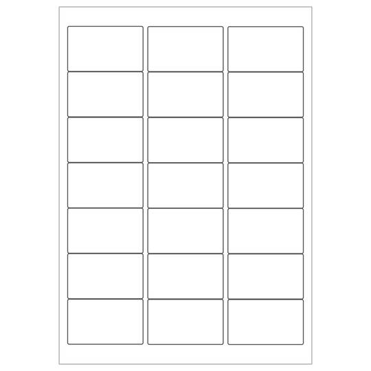Selbstklebende weiß etiketten für A4 drucker 63.5x38.1mm 100 blatt