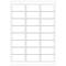 Etichette bianche adesive per stampanti A4 63.5x33.9mm 100 fogli