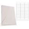 Witte zelfklevende etiketten voor A4-printer 64x24.3mm 100 vel