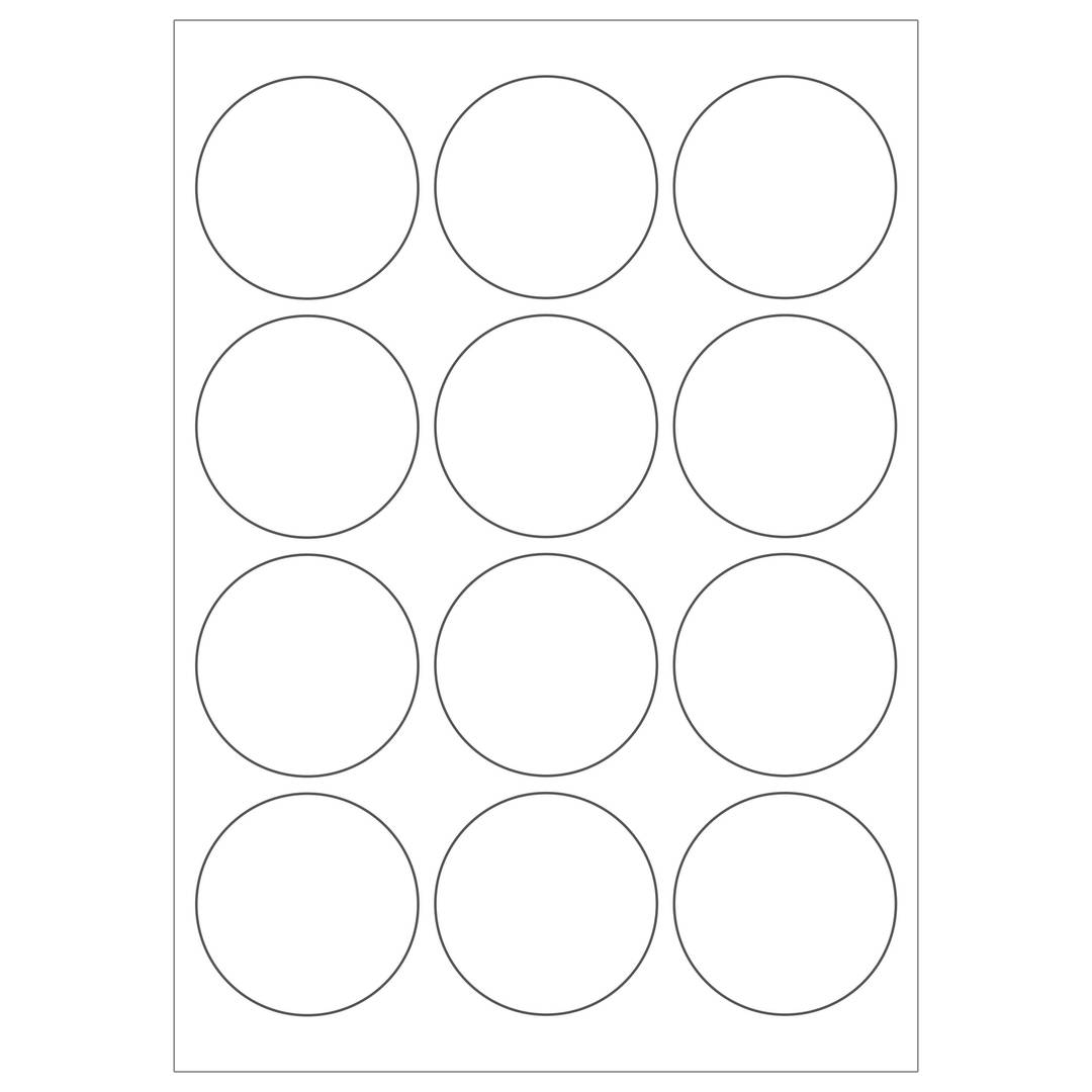 10 hojas redondas de números adhesivos digitales redondos etiqueta de  número consecutivo etiquetas de bolsas de sellado de etiquetas de círculo  de