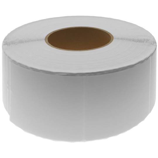 Rol van 1200 zelfklevende etiketten voor directe thermische printer 101.6x101.6mm 8 eenheden