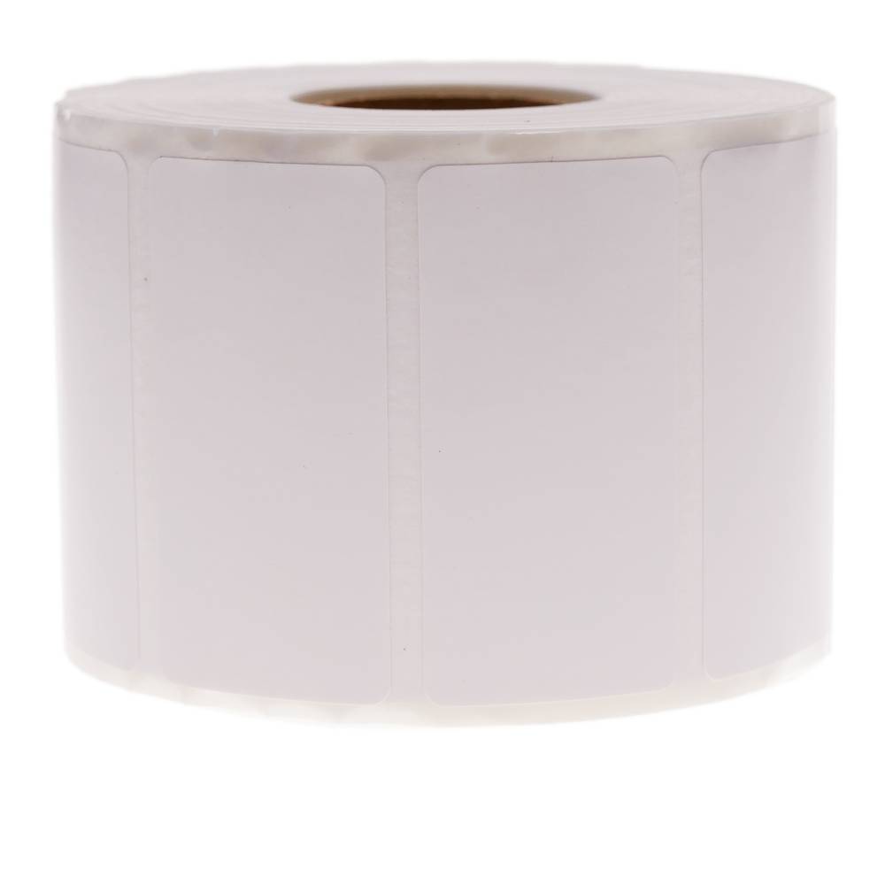 Rotlle bobina de 1100 etiquetes Adhesives per Impressora tèrmica directa 50.8x25.4mm 50 unitats