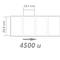 Thermal roll label with 4500 labels for direct thermal printer 50.8x25.4mm 20 units