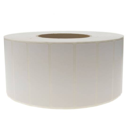 Rol van 4800 zelfklevende etiketten voor directe thermische printer 76.2x25.4mm 8 eenheden