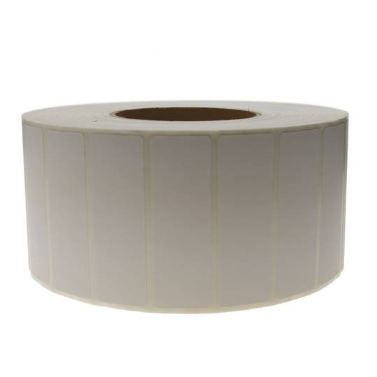 Rol van 4800 zelfklevende etiketten voor directe thermische printer 76.2x25.4mm 8 eenheden