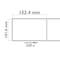 Thermal roll label with 250 labels for thermal transfer printer 101.6x152.4mm 20 units