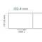 Thermal roll label with 1000 labels for thermal transfer printer 101.6x152.4mm 8 units
