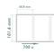 Rotlle bobina 700 etiquetes adhesives per impressora transferència tèrmica 101.6x50.8mm 20 unitats