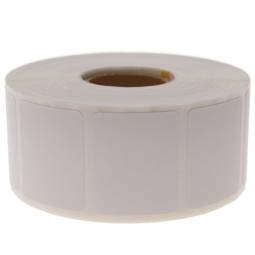 Rotlle bobina de 1200 etiquetes adhesives per impressora transferència tèrmica 31.75x25.4mm 100 unit