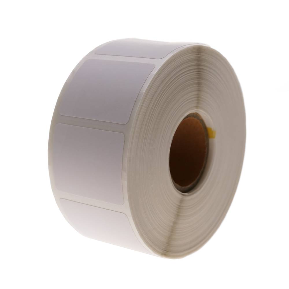 Rotlle bobina de 1200 etiquetes adhesives per impressora transferència tèrmica 31.75x25.4mm 100 unit