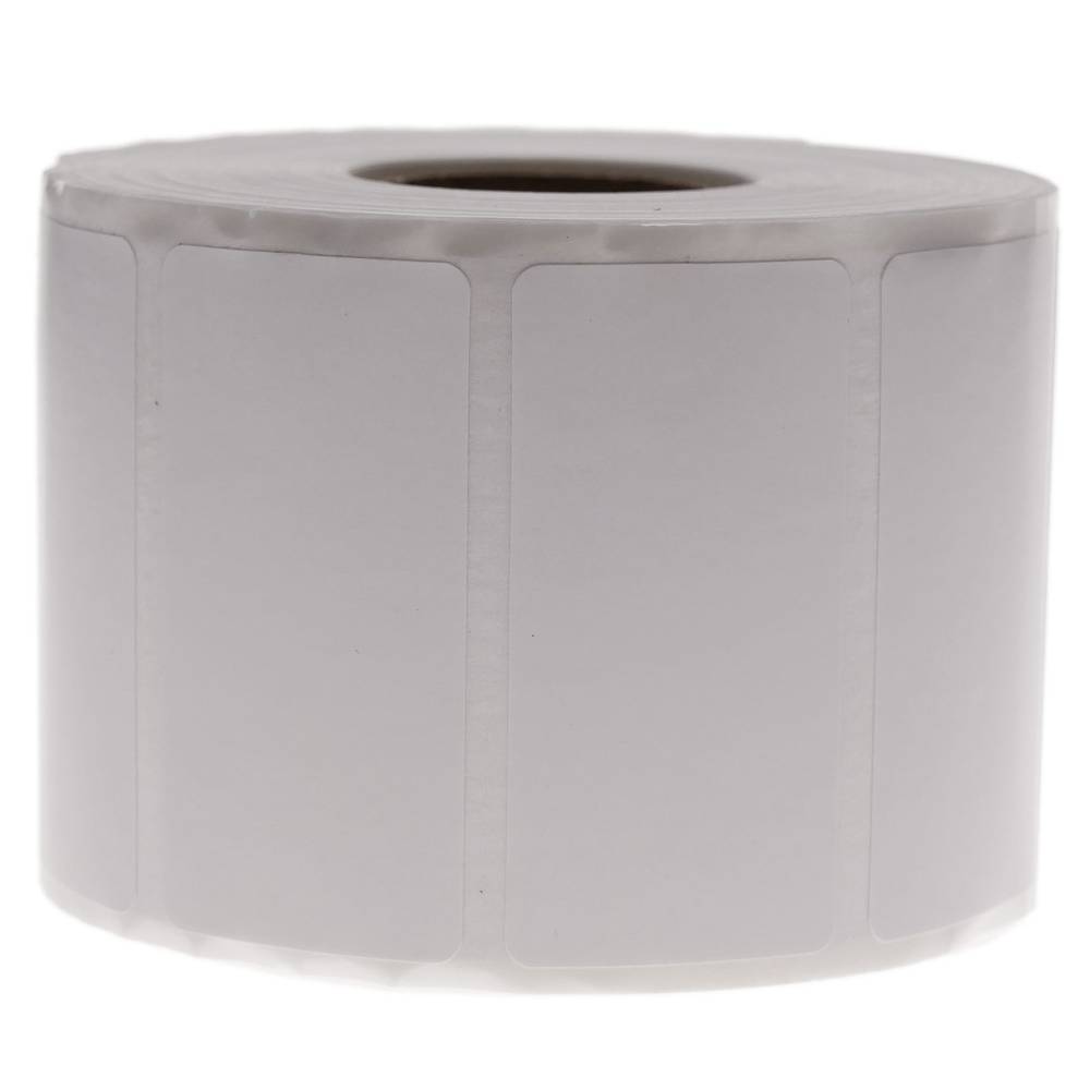 Rotlle bobina de 1100 etiquetes adhesives per impressora transferència tèrmica 50.8x25.4mm 50 unitat
