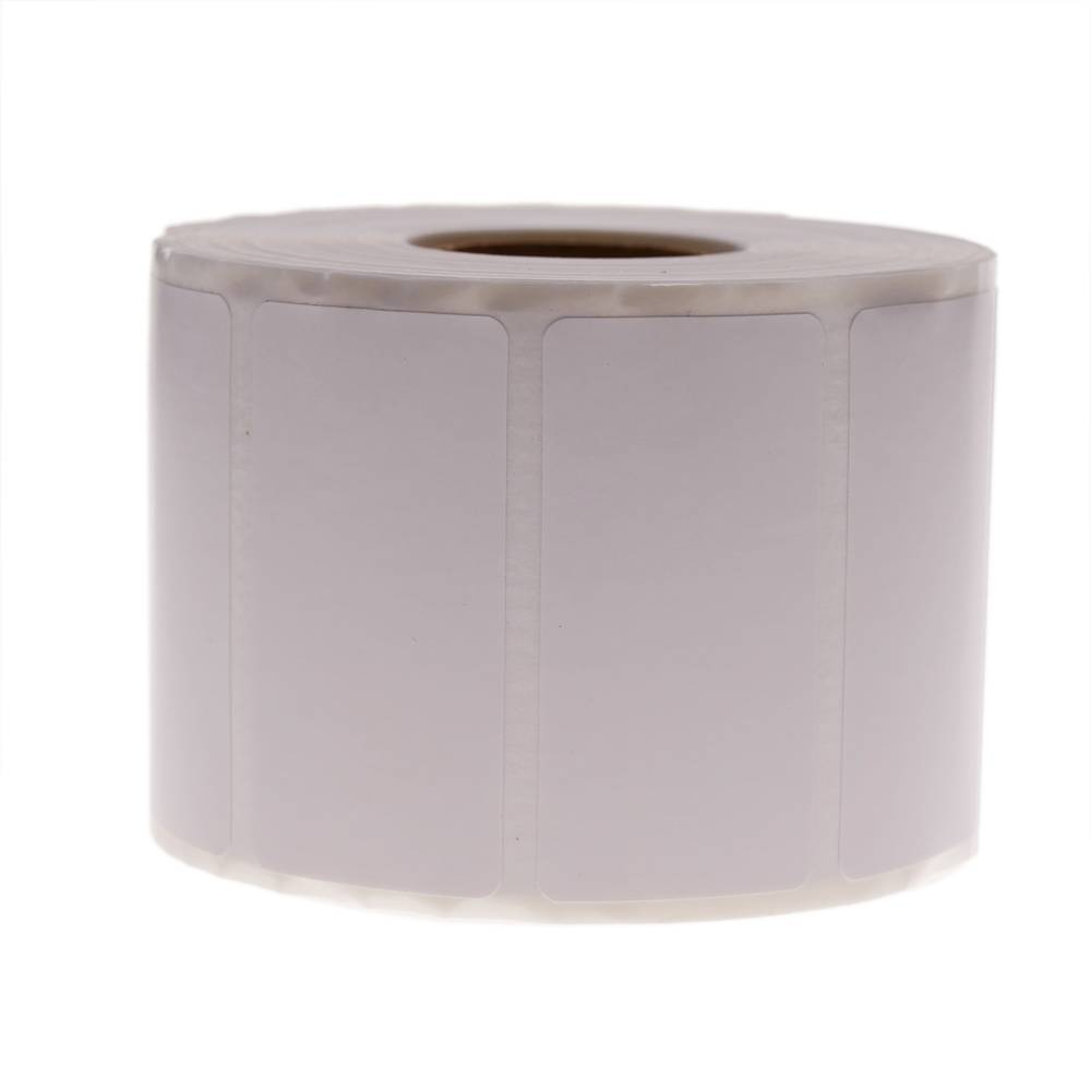 Rotlle bobina de 1100 etiquetes adhesives per impressora transferència tèrmica 50.8x25.4mm 50 unitat
