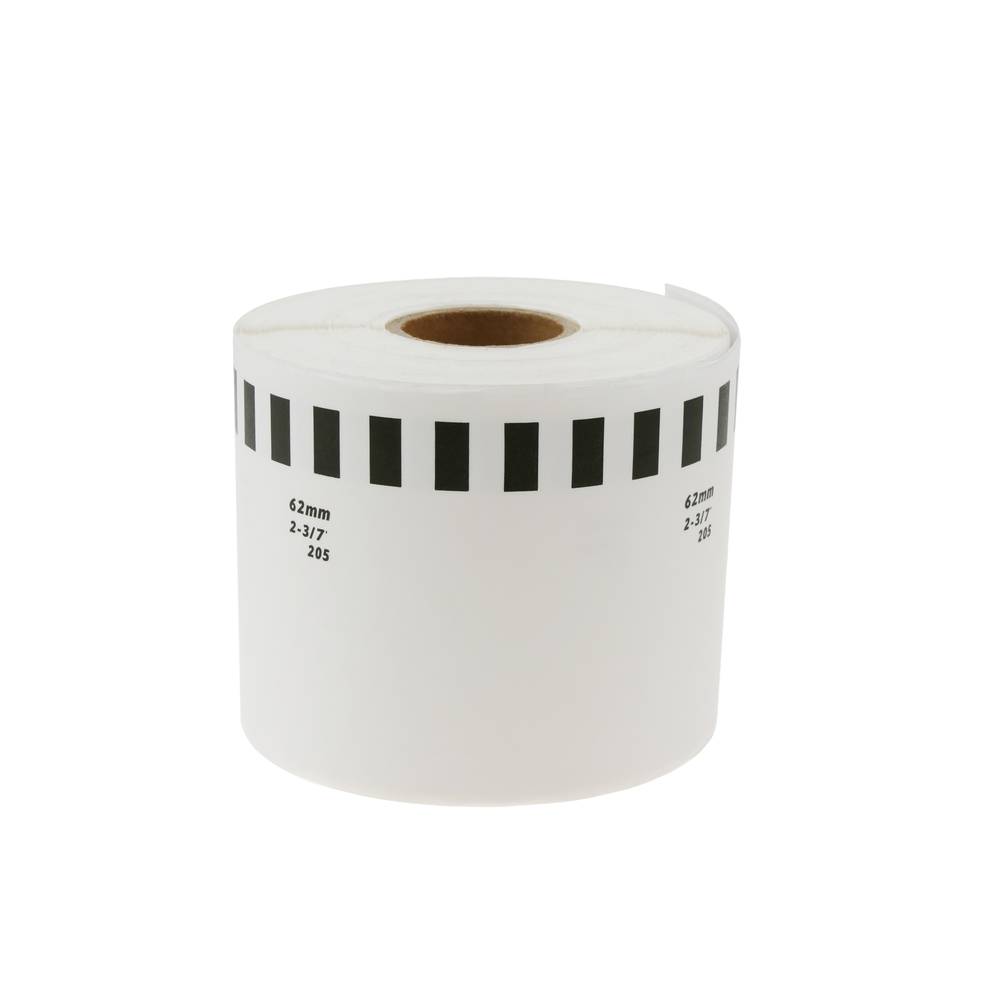 25 Rolls of 100' Non-OEM Fits BROTHER DK-2205 Continuous Thermal Labels 