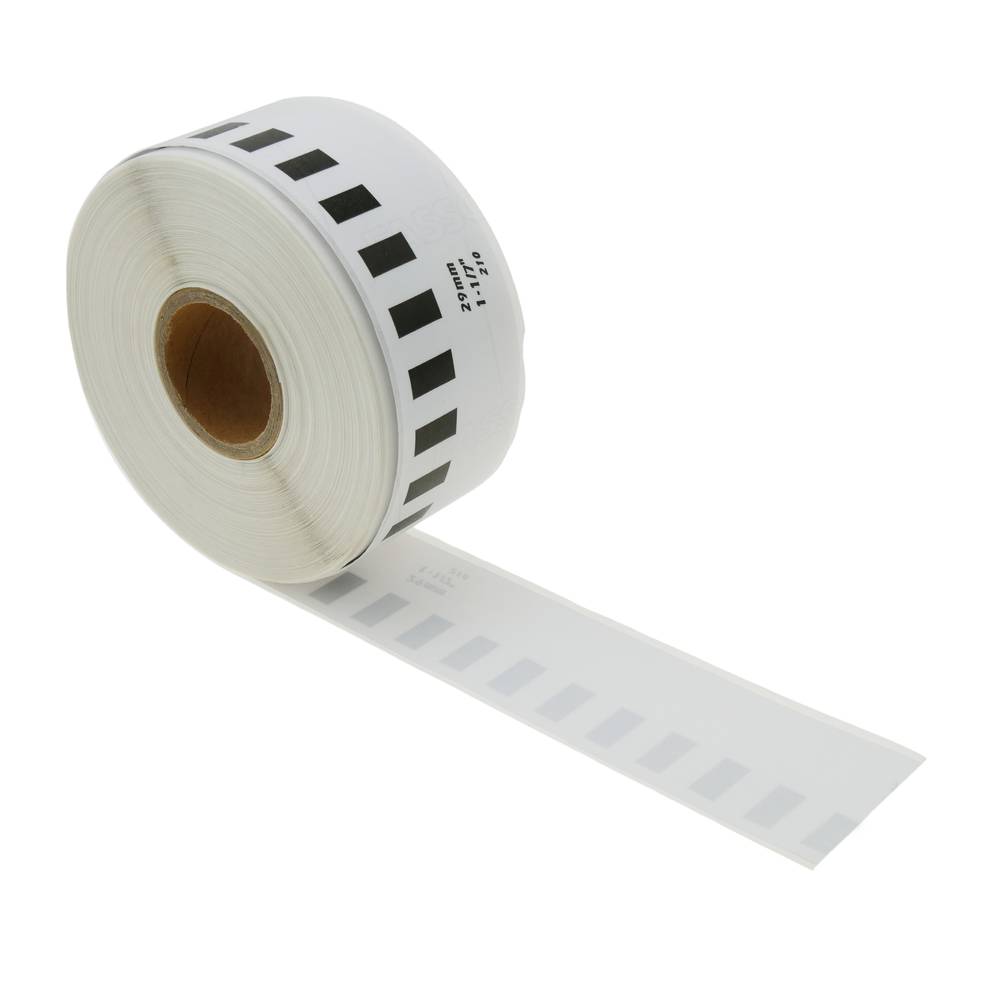 Rouleau d'étiquettes adhésives en continu compatibles avec Brother 38 mm  pour CD ou DVD