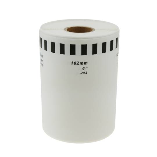 Continuous thermal roll label compatible Brother DK-22243 DK-2243 102mm