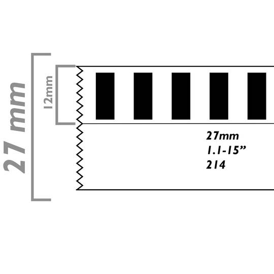Endlos-etiketten rolle spulen Brother kompatibel DK-22214 DK-2214 12mm