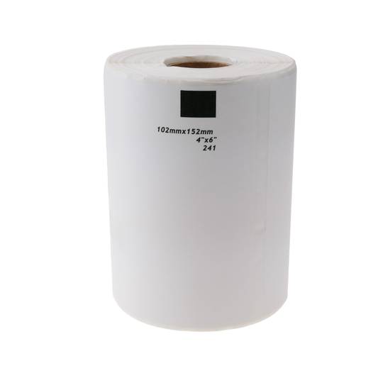 Rolka 200 samoprzylepnych etykiet zgodnych z Brother DK-11241 DK-1241 102x152mm