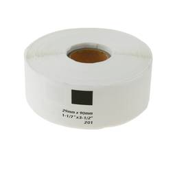 Rotlle bobina de 400 etiquetes adhesives compatibles amb Brother DK-11201 DK-1201 29x90mm