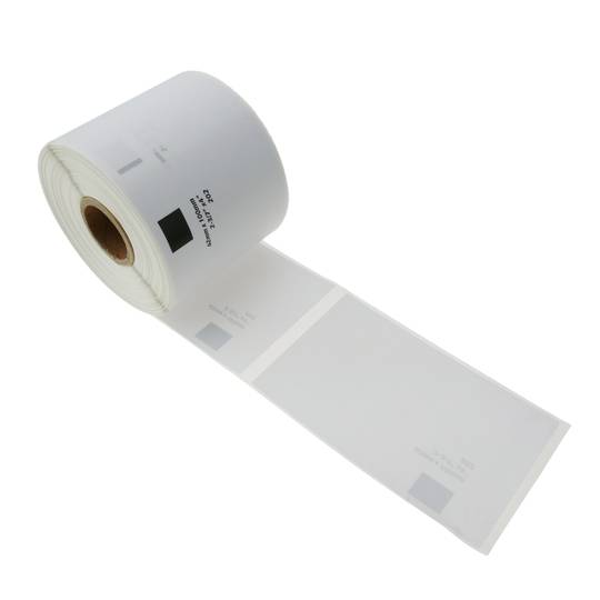 Rol van 300 zelfklevende etiketten compatibel met Brother DK-11202 DK-1202 62x100mm