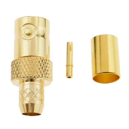 RG6U ouro BNC Crimp soquete