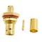 RG6U femelle golden BNC plaque de connecteur Crimp