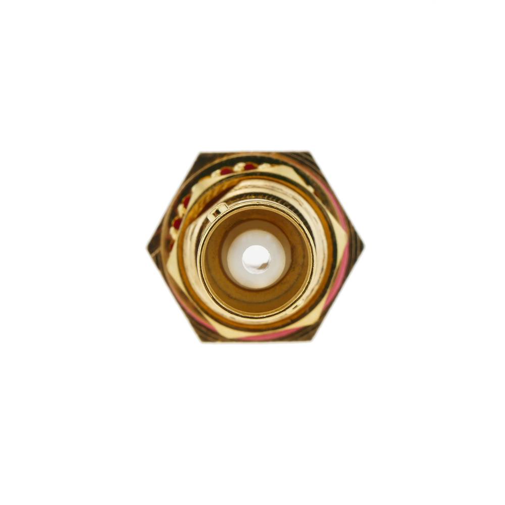 RG6U femelle golden BNC plaque de connecteur Crimp
