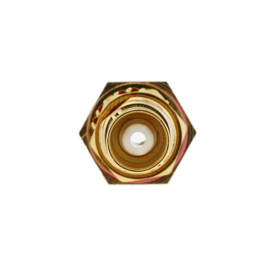 RG6U femelle golden BNC plaque de connecteur Crimp