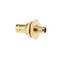 RG6U femelle golden BNC plaque de connecteur Crimp