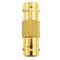 Banhados a ouro conector BNC fêmea-fêmea RG6U